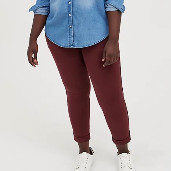 Torrid Aviator Mid Rise Stretch Pants - Picture 2 of 13